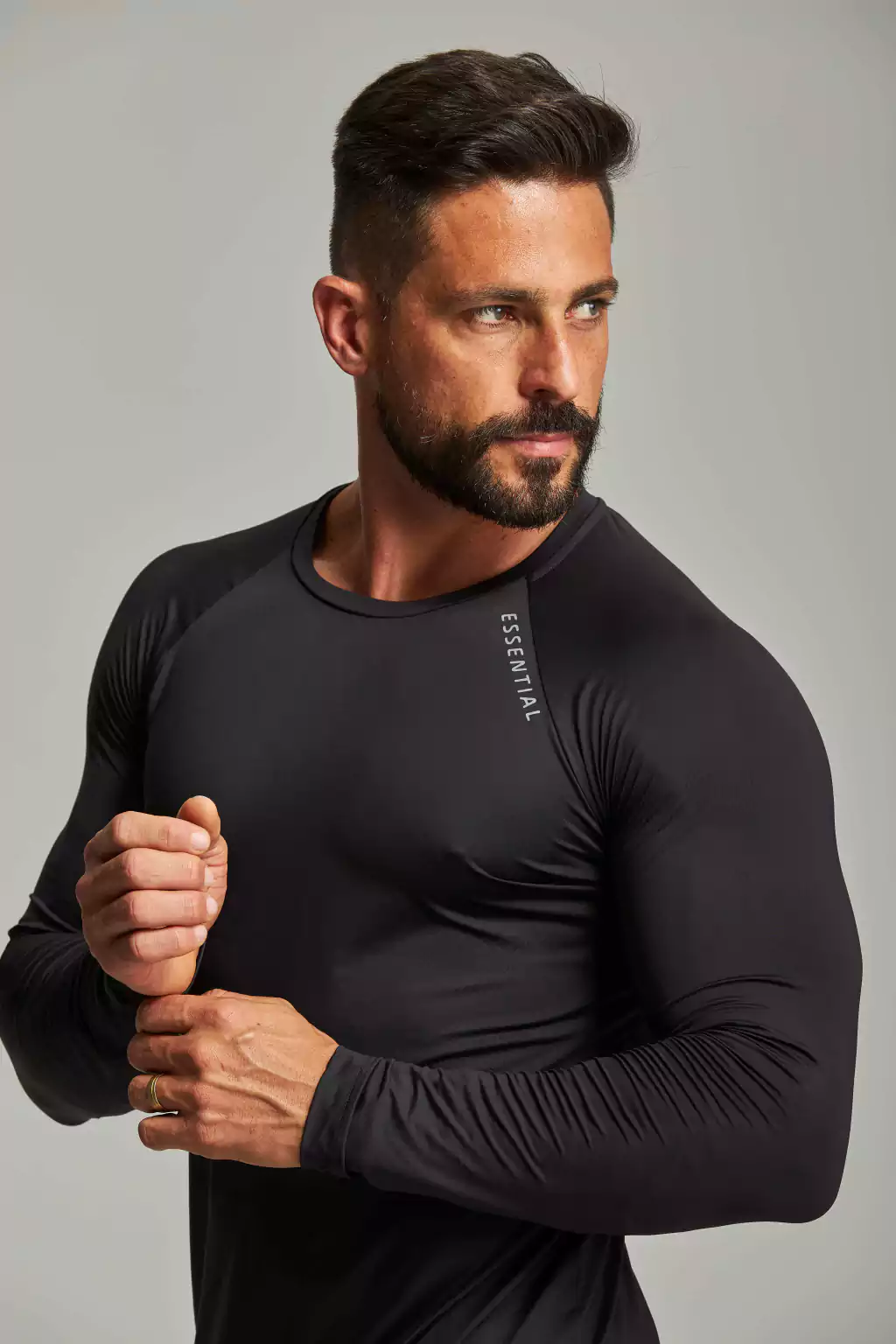Camiseta Térmica Essential Manga Longa Masculina