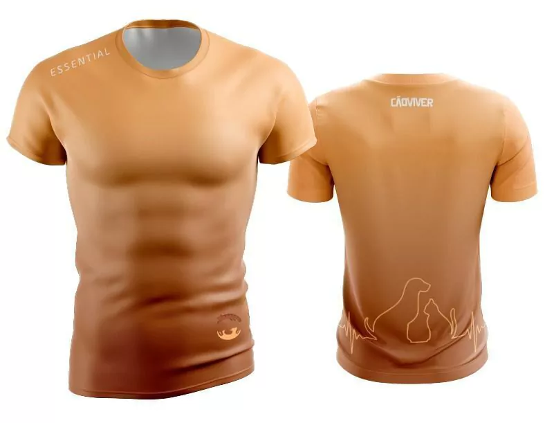 Camiseta Essential Cãoviver Dryair feminina Manga Curta