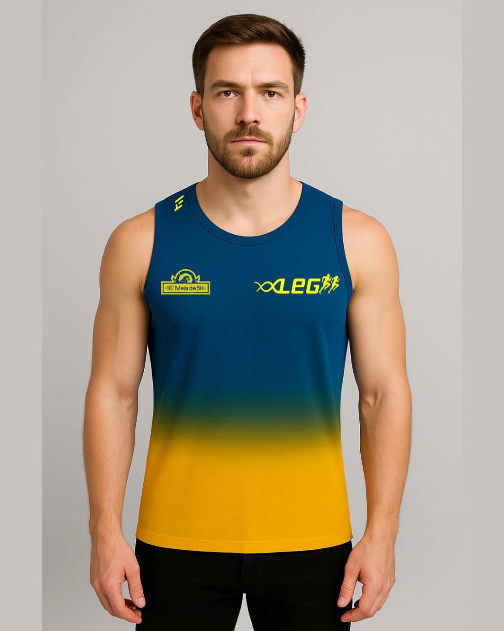 CAMISA REGATA ESSENTIAL DRY LEG RUNNERS EDIÇÃO ESPECIAL MEIA DE BH MASC