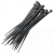 kIT 100 ABRACADEIRA PLASTICA 2,5MM PRETA- PEQ 3208 5920 LOTUS