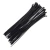 Kit 100 ABRACADEIRA PLASTICA 2,5MM PRETA PEQ. MINE LOTUS na internet