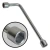 CHAVE BIELA 'L' LONGA GALV 13MM WORKER