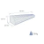Cortina de ar 90cm branca 220v vix one - comprar online