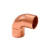 CURVA COBRE 90 1.1/2 PAREDE 1,40MM HULTER