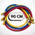Kit 3 mangueiras gas manifold 1/4 X 1/4 C/3 90CM - Refrigera Brasil