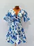 Vestido Elisa: Estampado Com Decote em V Paty Nordestina Tendencia Novidade - loja online