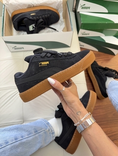 Suede XL Prime Preto/Preto (Couro)