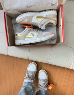 Dunk Low Pro Bege/Dourado - loja online