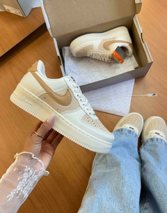Air Force tricô Creme/Caramelo - comprar online