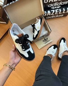 Gazelle Collor Branco Animal Print - Gabi Soares Calçados