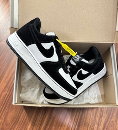 Air Force Camurça Branco/Preto - Gabi Soares Calçados