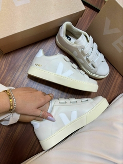 V Velcro Off White/Branco