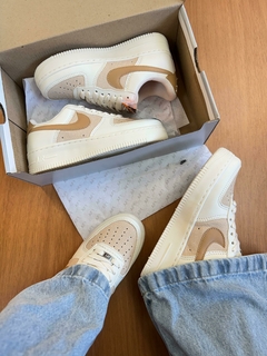 Imagem do Air Force tricô Creme/Caramelo