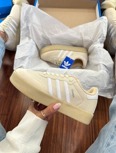 Samba Sambae Tratorado Creme/Branco - Gabi Soares Calçados