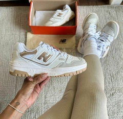 NB 550 Branco/Ouro na internet