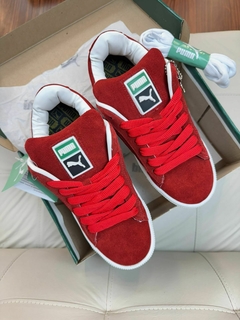 Suede XL Prime Vermelho/Branco - Gabi Soares Calçados