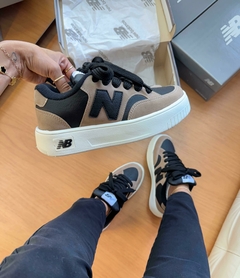 NB CT303 Caramelo/Preto - Gabi Soares Calçados