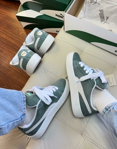 Suede XL Prime Verde (Couro) - Gabi Soares Calçados