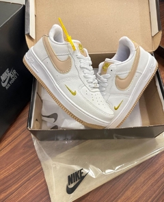 Air Force Branco/Amêndoa - Gabi Soares Calçados
