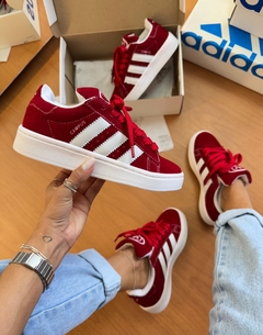 Campus 00s vermelho (Camurça sintética) - comprar online