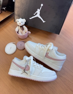 Jordan 23 Linha Luxo Marfim/Rosê - loja online