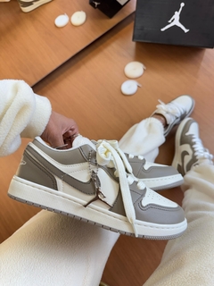Jordan 23 Linha Luxo Cinza/Branco - loja online