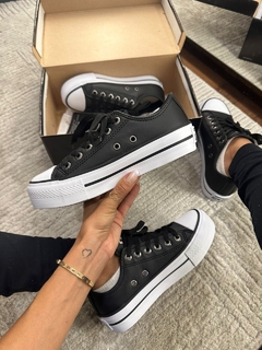All Star Plataforma Pu Preto - loja online