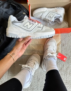 NB 550 Branco/Prata