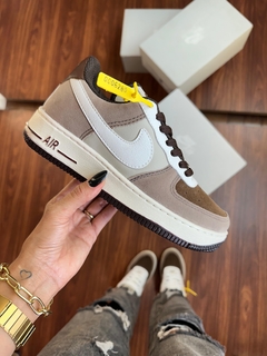 Air Force Camurça Marrom/Branco - loja online