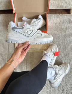NB 550 Branco/Prata na internet