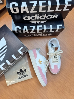 Gazelle Collor Branco/Rosa - Gabi Soares Calçados