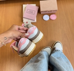 Dunk Low Pro Bege/Rosa na internet