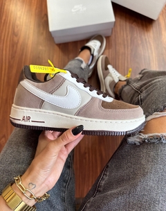 Air Force Camurça Marrom/Branco - comprar online