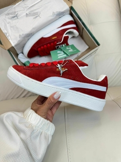Suede XL Prime Vermelho/Branco