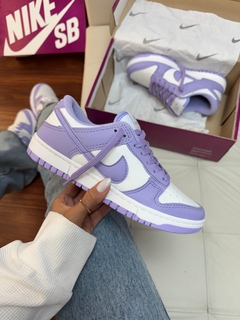 Dunk SB Dunk Low Branco/Lilás