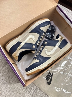 Dunk Low Pro Marinho/Ouro - Gabi Soares Calçados