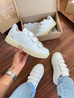 V Velcro Branco/Branco