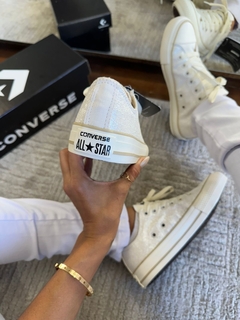 All Star Tradicional Luxo Brilho Off White - comprar online