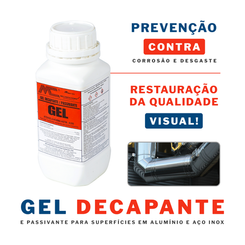 Gel Decapante Passivante Avesta P/Limpeza Inox e Alumínio 0,625/1,25Kg