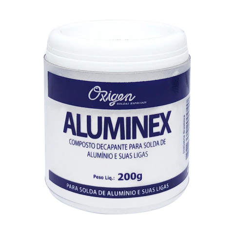 Fluxo Solda Alumínio Brasagem Aluminex Oxigen 200g