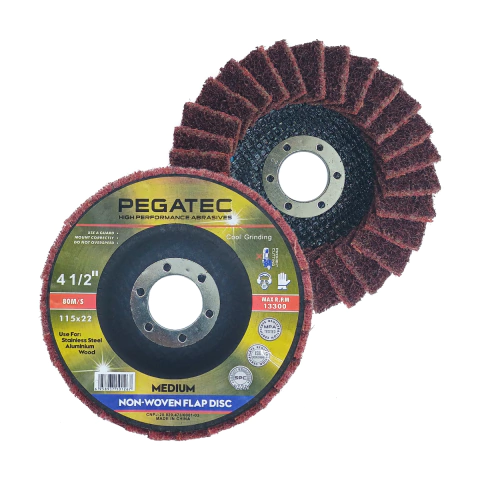 Disco Flap Manta Abrasiva Polimento Médio 115mm x 22mm