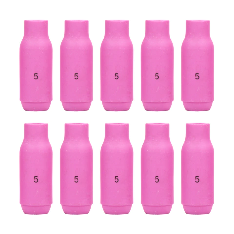 Bocal De Cerâmica Modelo 10N5 Tocha Tig 17/18/26 Embalagem Com 10 Un Soldagem Inox Alumínio