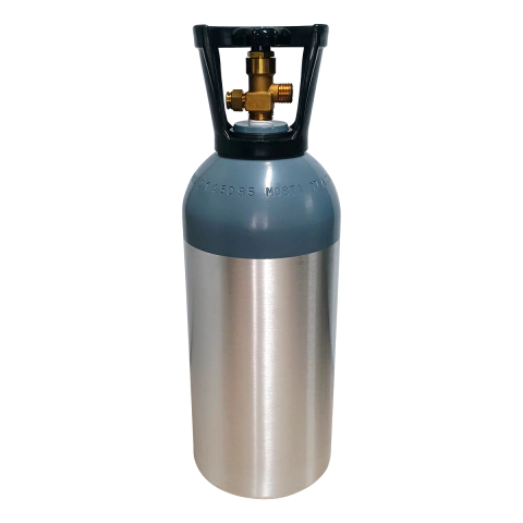 Cilindro Alumínio Vazio P/Gás CO2 Chopp 6,7L Certificado