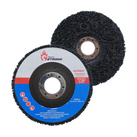Disco Removedor Strip Disc Tinta Verniz e Ferrugem 115mm x 22mm Strong