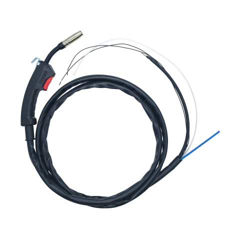 Tocha Máquina Solda Mig 14AK Imbutida 195A 2,5 Metros Tbi Binzel