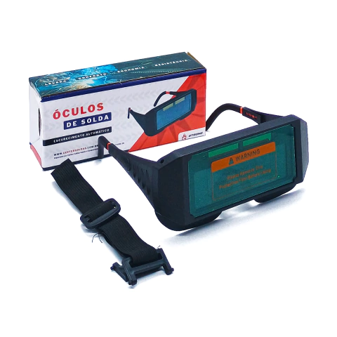 Óculos de Solda Proteção Soldador Escurecimento Automático DIN 9-13