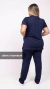 Blusa Basic Feminina - Azul Marinho - comprar online