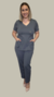 Scrub Dama Flexy - Cinza escuro / Chumbo - comprar online