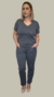 Scrub Dama Flexy - Cinza escuro / Chumbo - Dama Lumini