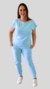 Scrub Dama Comfort - Azul Claro - comprar online
